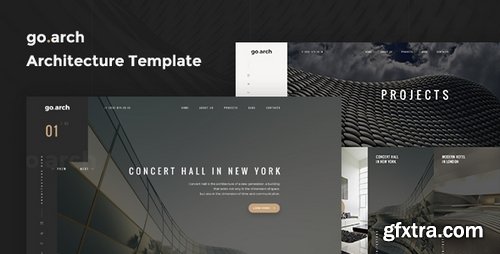 ThemeForest - go.arch - Architecture PSD Template 16643321