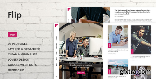 ThemeForest - Flip - Lifestyle/Magazine PSD Theme 16279504