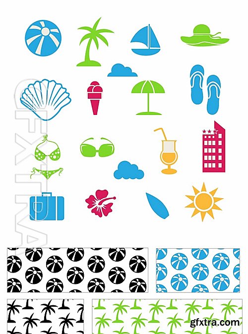 Summer Icons Set 2