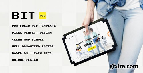 ThemeForest - Bit — Original Digital Portfolio PSD Themplate 15785551