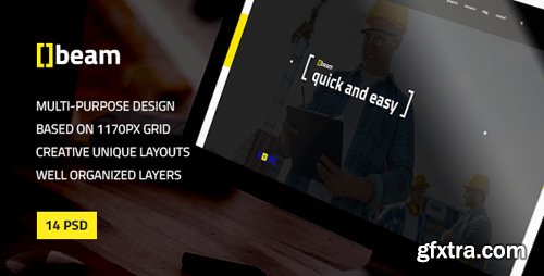 ThemeForest - Beam — Modern Multipurpose PSD Template for Construction Business 16747647