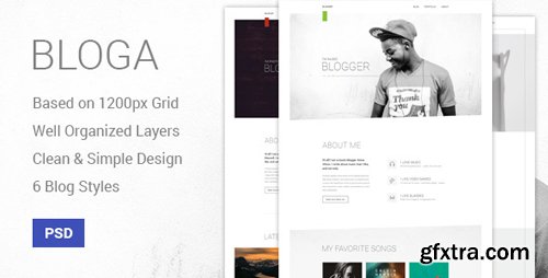 ThemeForest - Bloga - Modern Creative Multipurpose Blog Template 14281299