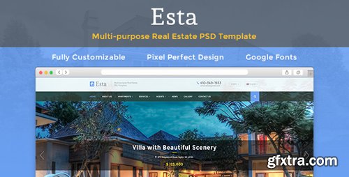 ThemeForest - Esta — Real Estate PSD Template 12252965