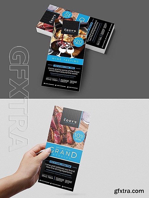 CM - Restaurant DL Card Template 944057