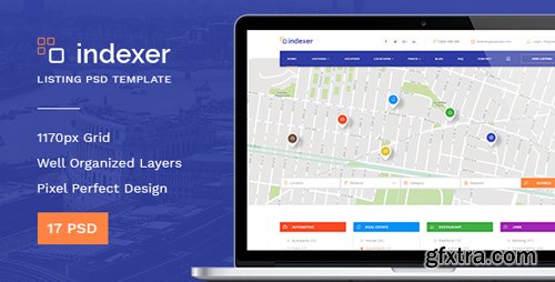 ThemeForest - Indexer — Universal Directory Listing PSD Template 15846991