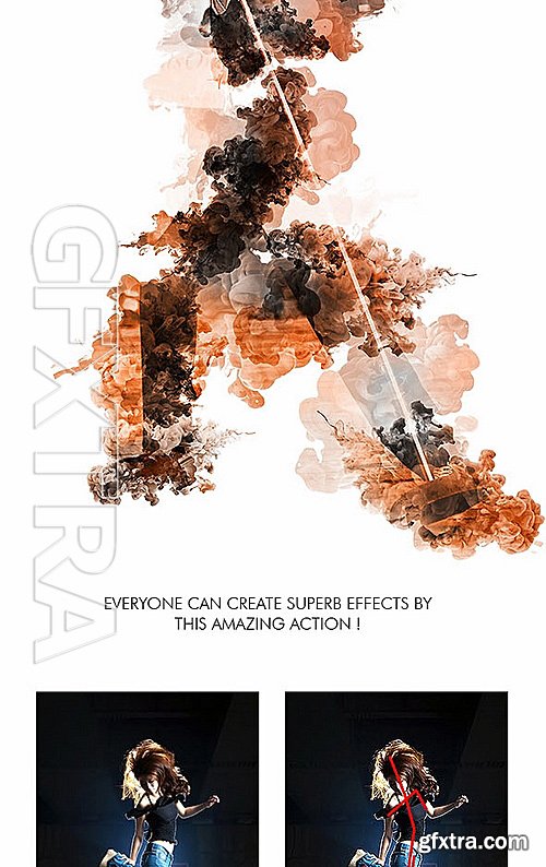 GraphicRiver - Ink In Water V1 Photoshop Action 19121415