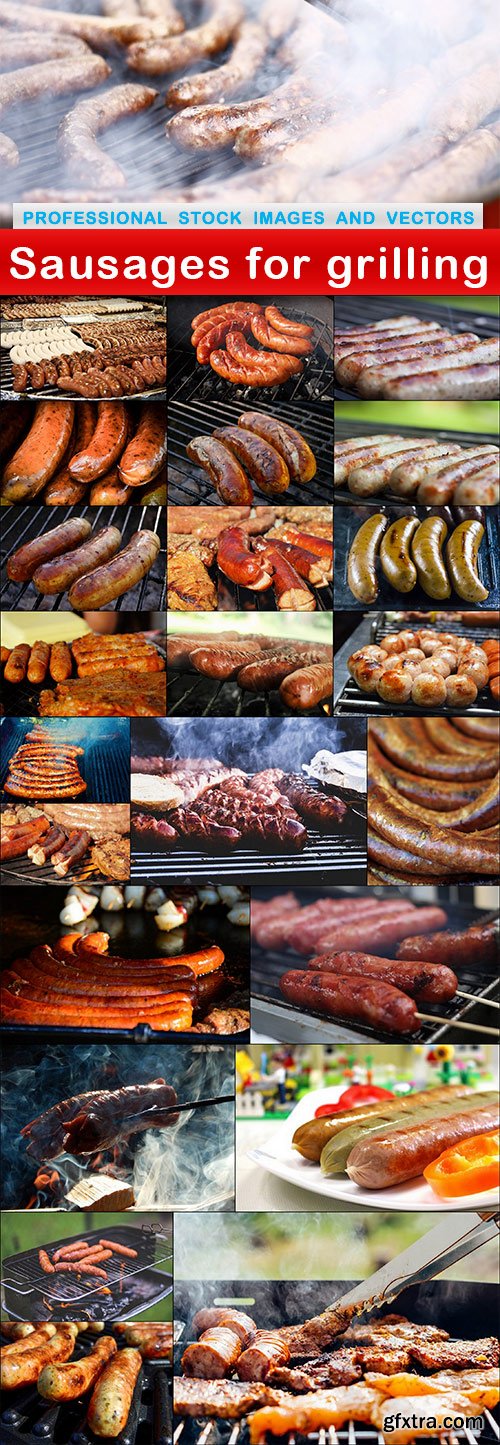 Sausages for grilling - 24 UHQ JPEG