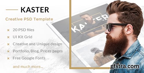 ThemeForest - Kaster — Multipurpose Agency/Personal Portfolio & Modern Blog PSD Template 15600936