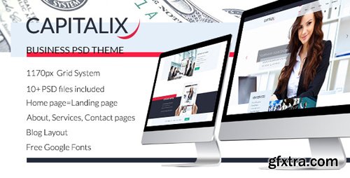 ThemeForest - Capitalix — Business Multipurpose PSD Template 13080883