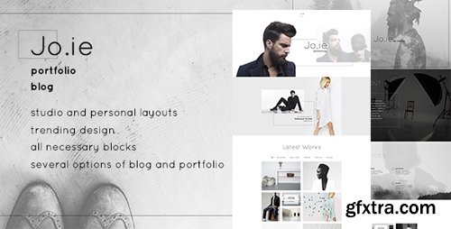 ThemeForest - Jo.ie — Personal/Studio Multipurpose Portfolio and Blog PSD Theme 15832642