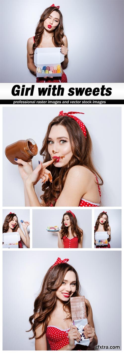 Girl with sweets - 5 UHQ JPEG