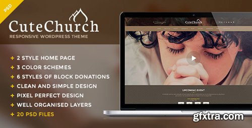 ThemeForest - CuteChurch — Religion PSD Theme 11754032