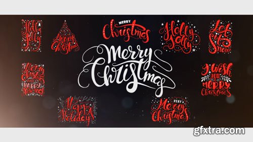 Videohive - 10 Hand Drawn Animated Christmas Titles - 19188624