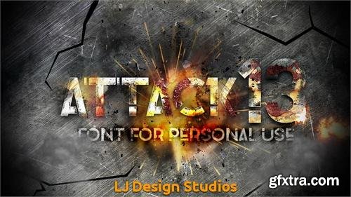 Attack 13 font