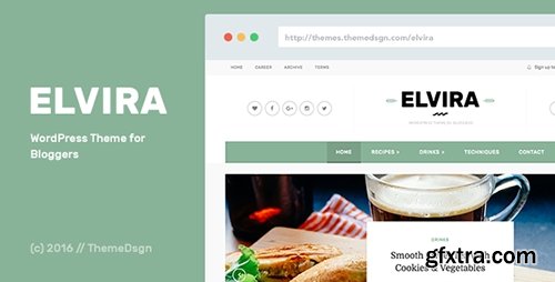 ThemeForest - Elvira v1.3 - WordPress Theme for Bloggers - 15403698