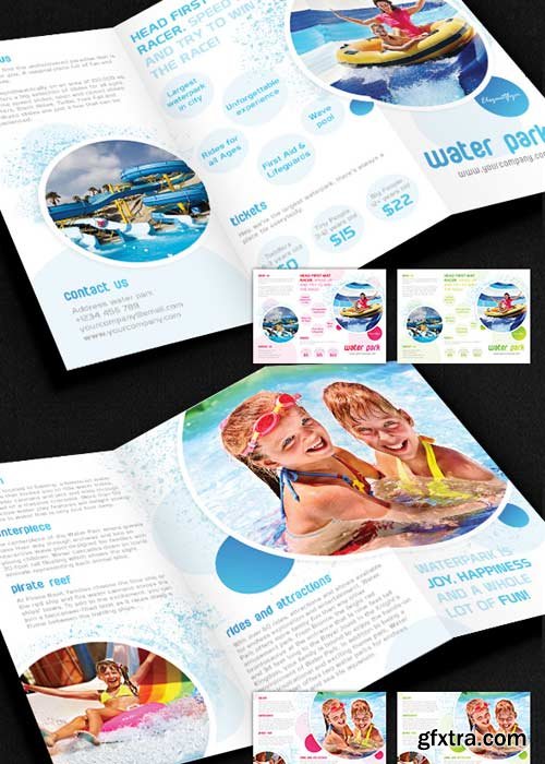 Water Park Brochure Pack V2 PSD Template