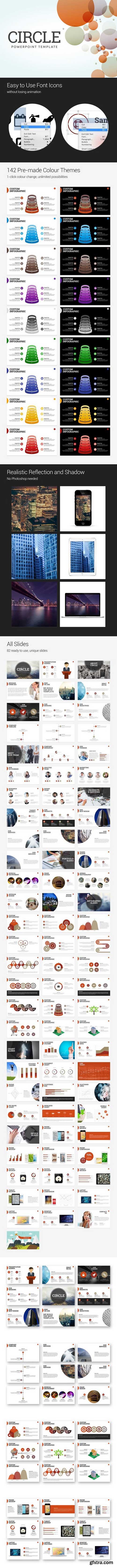 CM - Circle - PowerPoint Template 704019