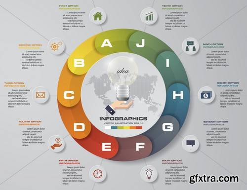 Abstract Infographis Elements