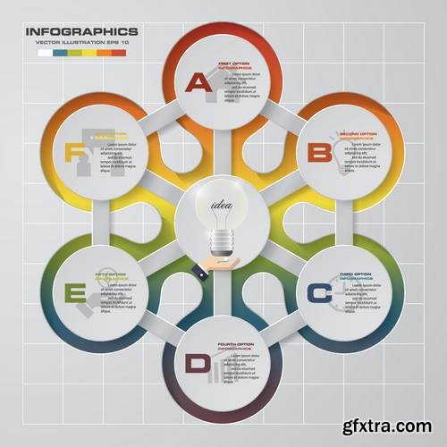 Abstract Infographis Elements