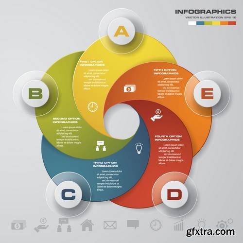 Abstract Infographis Elements