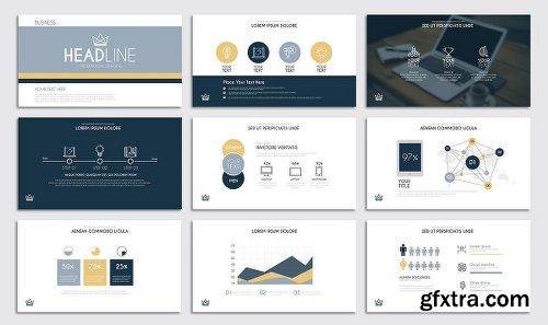 Presentation slide templates