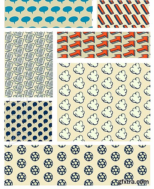 School Vector Patterns Set 1