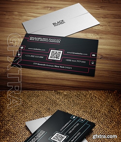 CM - Black Mamba Corporate Business Card 1136282