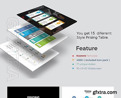 CM - Pricing Table Keynote Template 1148225