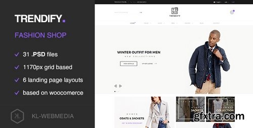 ThemeForest - Trendify - Fashion eCommerce PSD template 15261076