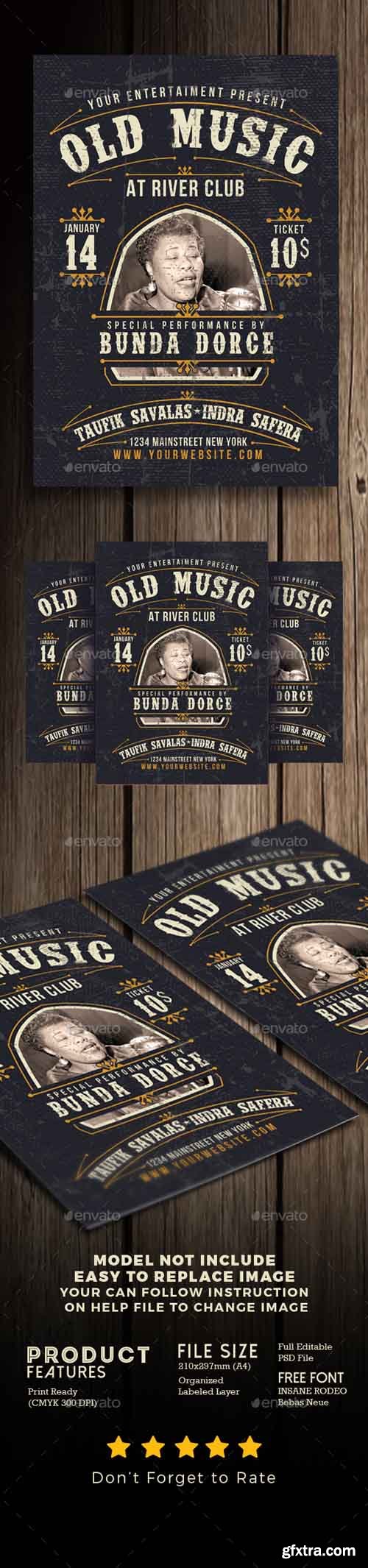 GR - Old Music Flyer Poster 19238714