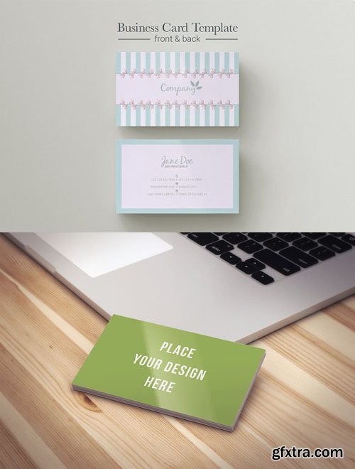 CM Vector Business Card + Free Mockup 1145971