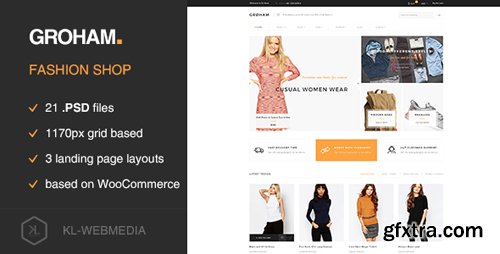 ThemeForest - Groham - Fashion eCommerce PSD template 16924833