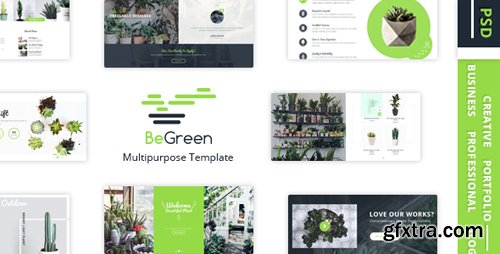 ThemeForest - BeGreen - Multipurpose Planter PSD Template 16681139