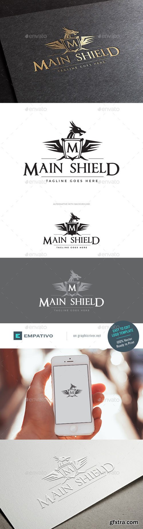 GR - Main Shield Logo Template 11179241