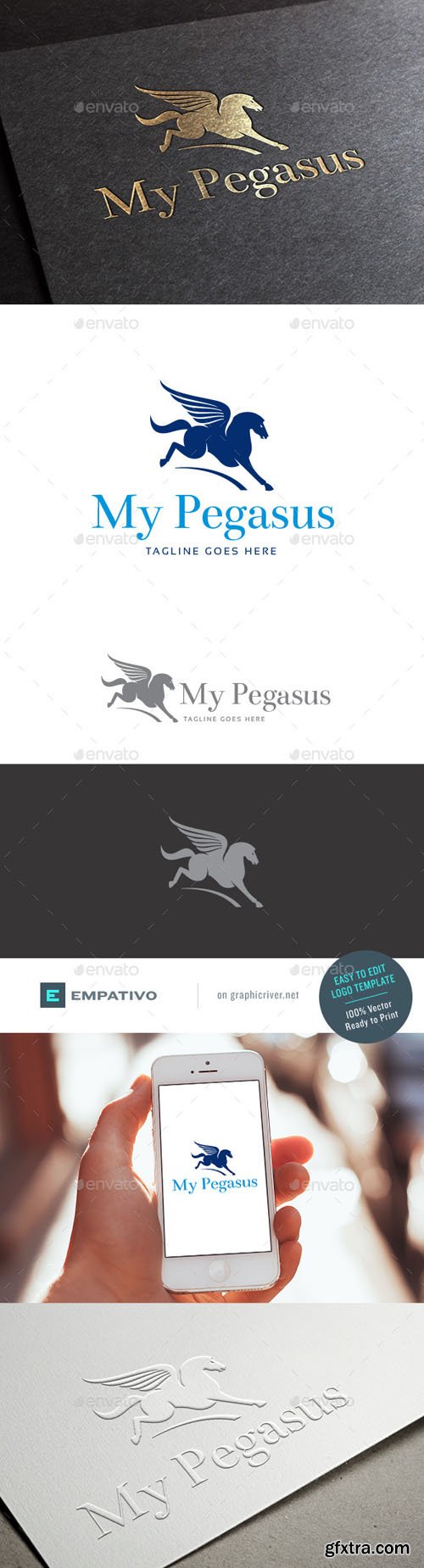 GR - Pegasus Logo Template 11098352