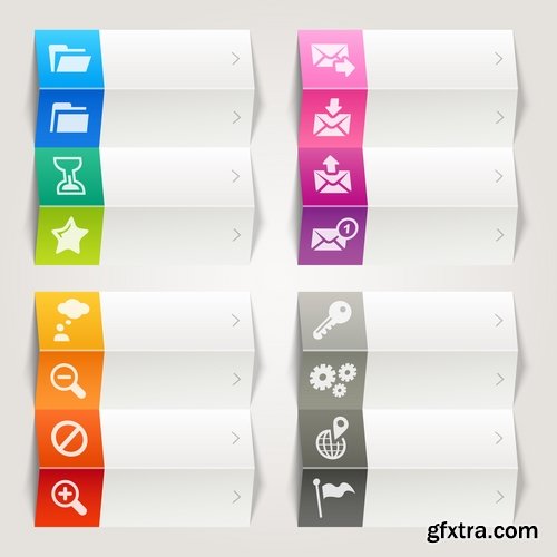 Collection logo icon web design element site 49-25 EPS