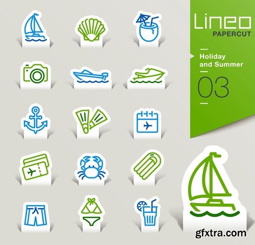 Collection logo icon web design element site 50-25 EPS