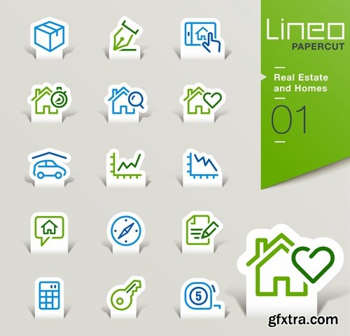 Collection logo icon web design element site 50-25 EPS