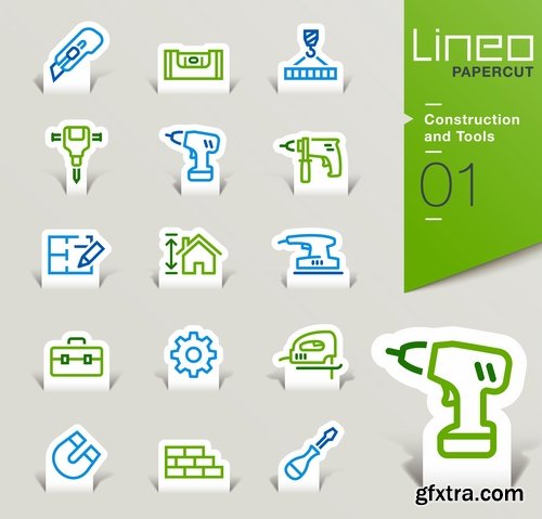 Collection logo icon web design element site 50-25 EPS