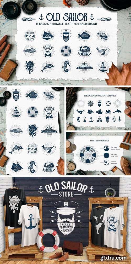 CM 1146917 - Old Sailor (Vintage Badges/part1)