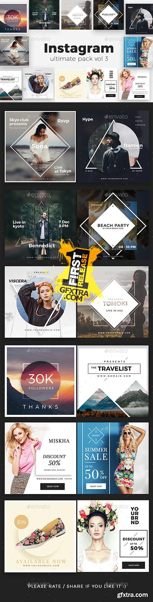 GraphicRiver - Instagram Ultimate Pack Vol 3 18688289