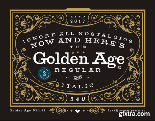 Golden Age Typeface