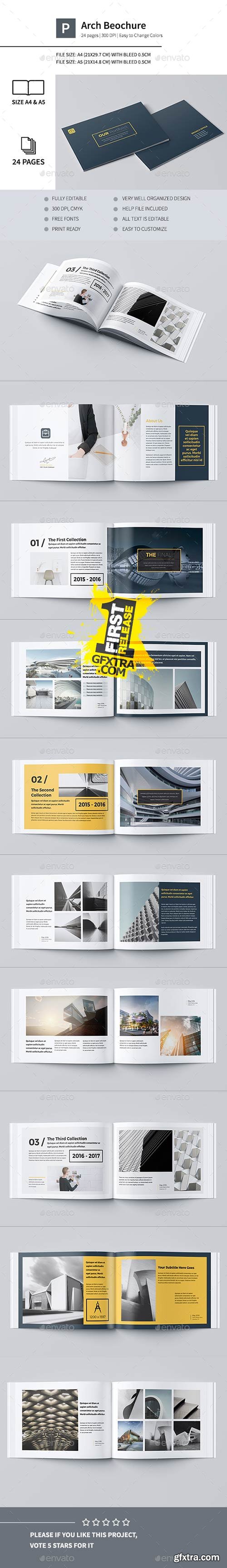 GraphicRiver - Our Portfolio Architecture 24 Pages A4 & A5 16254091