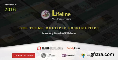 ThemeForest - Lifeline v4.8.1 - NGO Charity Fund Raising WordPress Theme - 7044503