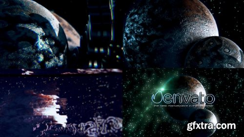 Videohive Space Glitch Logo 17353675