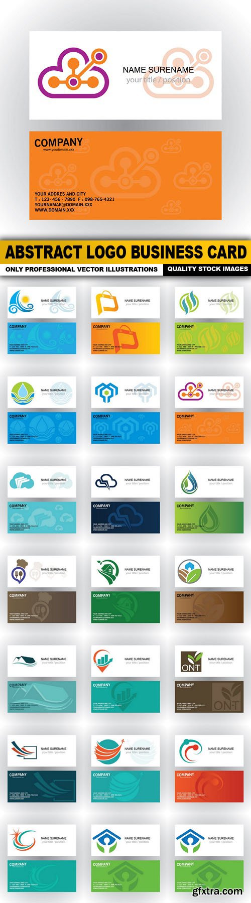 Abstract Logo Business Card - 20 Vector