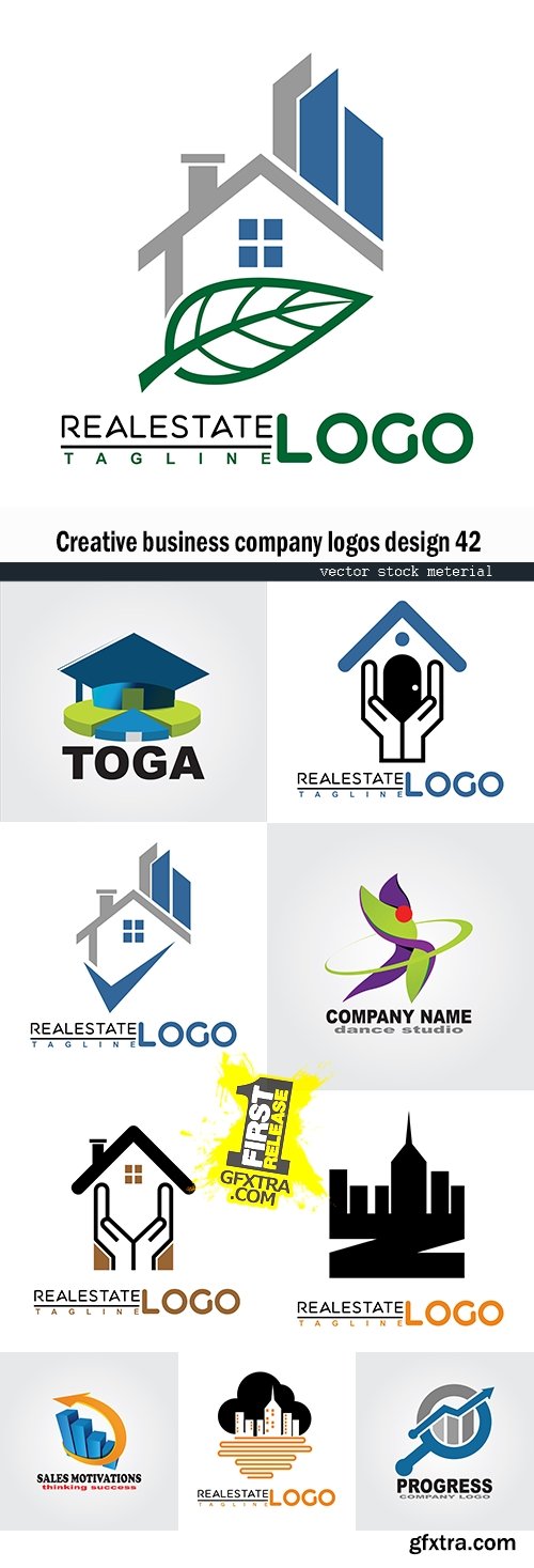 Creative business company logos design 42