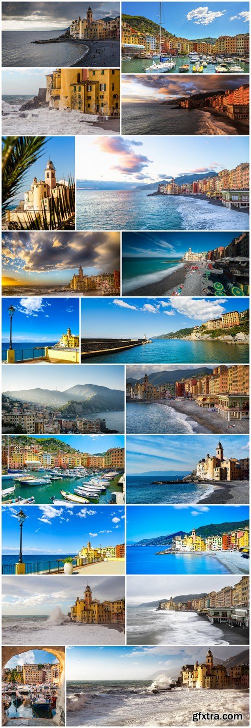 Italian Travel - Camogli, Set of 20xUHQ JPEG Professional Stock Images