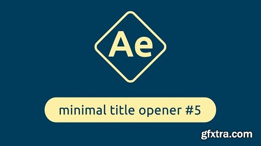 Minimal Title Opener in After Effects #5