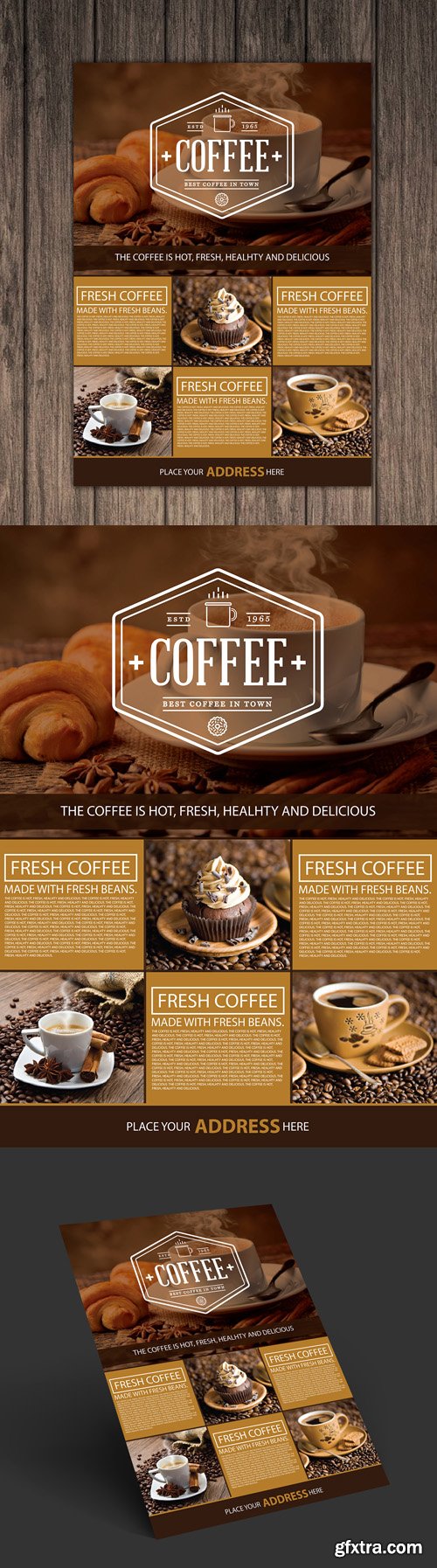 Coffee Shop A4 Flyer Template